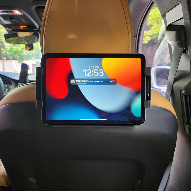 WAHA 그랜저GN7 싼타페MX5 테블릿 휴대폰 뒷좌석 시트 스마트폰 거치대, 시트 삽입형 테블릿거치대, 1개
