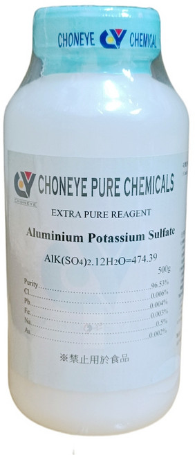 正勤 硫酸鋁鉀 試藥級 500克, 1個
