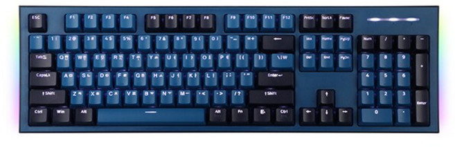 [특가] COX CK01 Navy 교체축 사이드 RGB 게이밍 기계식 키보드