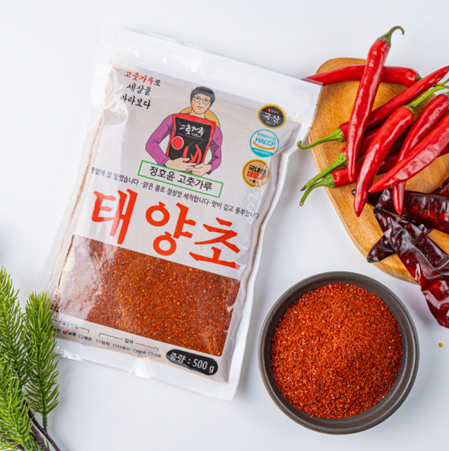 햇살가득 제천 100% 태양초 고춧가루, 1개, 500g