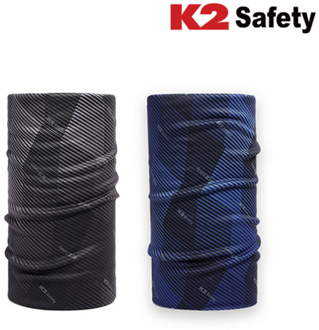 K2 safety 동계 멀티스카프 겨울 기모 넥워머 넥마스크 스키 등산 바이크 블랙 네이비