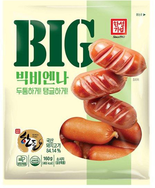5분마켓 한성 빅비엔나소세지, 3개, 160g