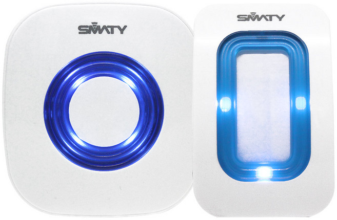 스마티 무선차임벨 무선센서벨 알림 호출종 무선문지기 도어벨 감지기 초인종 현관 경보기 챠임벨 무선초인종 호출벨 출입문 도어벨 알림종 무선종 무선현관벨 무선경보기 알림벨 스마티차임벨, 스마티 무선 센서벨 NA-310D, 1개