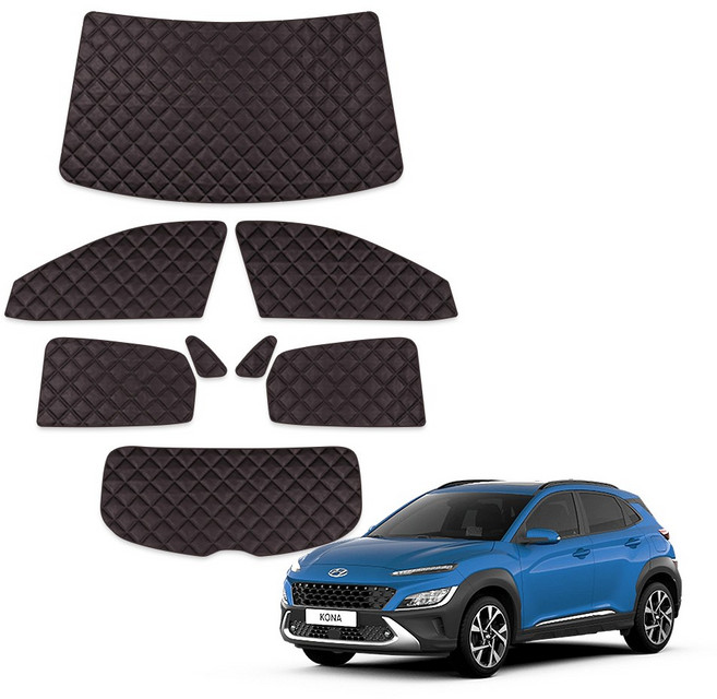 루젠 코나 (OS) 차박커튼 캠핑 암막 햇빛가리개, 1세트, 다크브라운