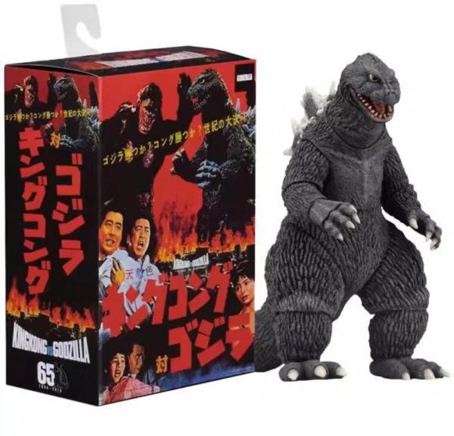 NECA 1962 영화 버전 고질라 피규어 네카 관절 가동 키덜트 굿즈, 1개 - 쿠팡