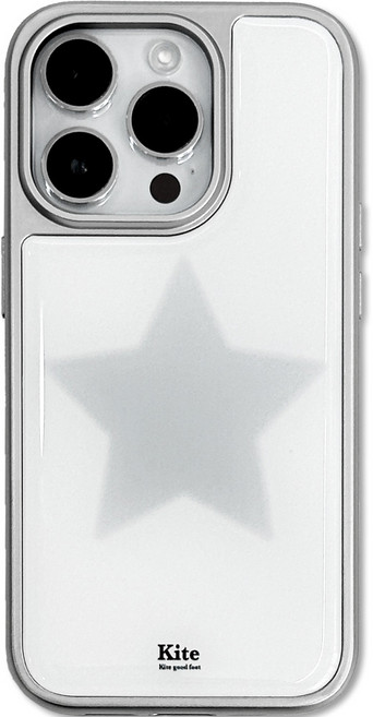 영스피플 심플 실버 스타 아이폰 케이스 에폭시 감성 17 16 15 14 13 12 플러스 프로맥스