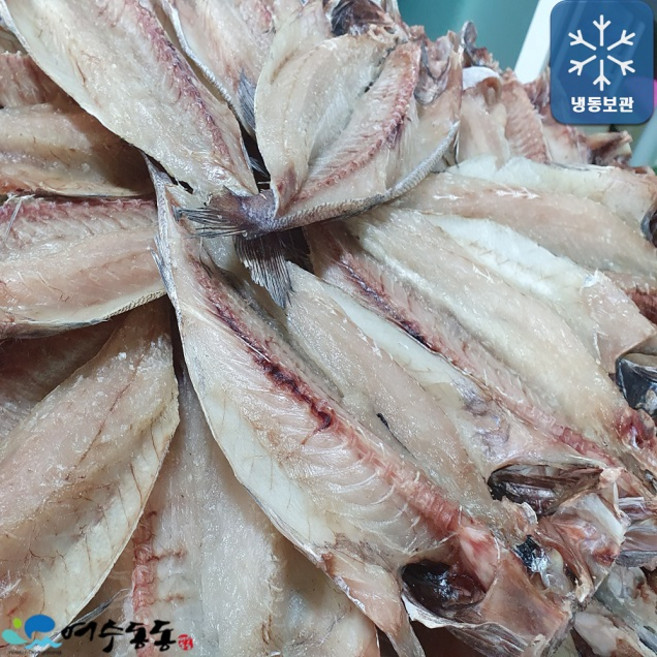 국내산 반건조 손질 활복 민어 28cm 3마리 500g내외 와사비 믹스간장, 3개