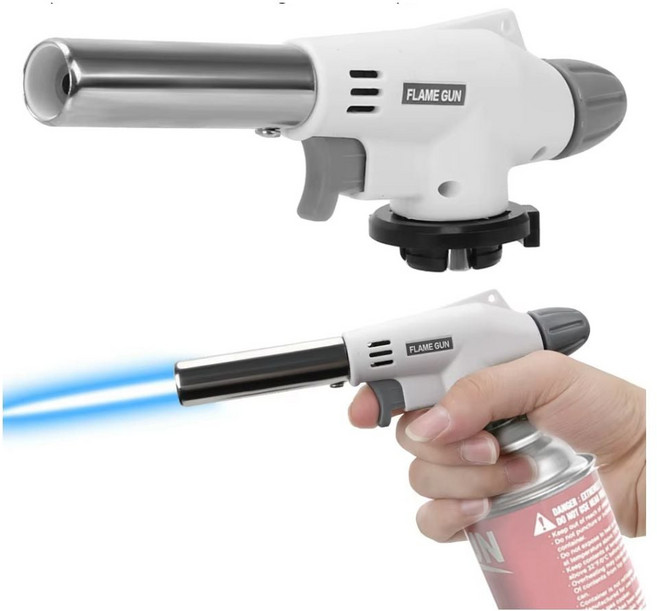 (1+1특가상품)토치 가정 캠핑 요리 원터치 점화 가스, 1개, 단품