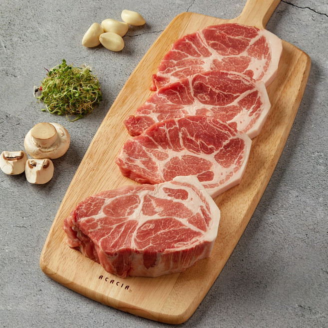한돈 국내산 목살 1kg, 2개, 500g