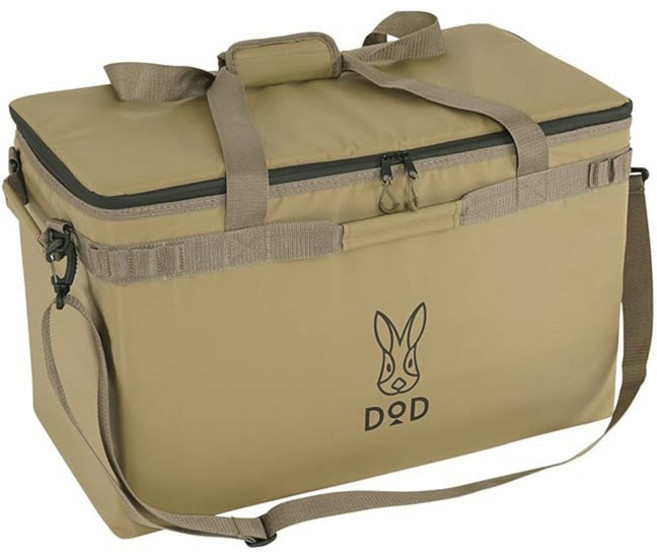 DOPPELGANGER OUTDOOR 露營軟式保冷袋 46L 大型 CL5-789-TN, 卡其色