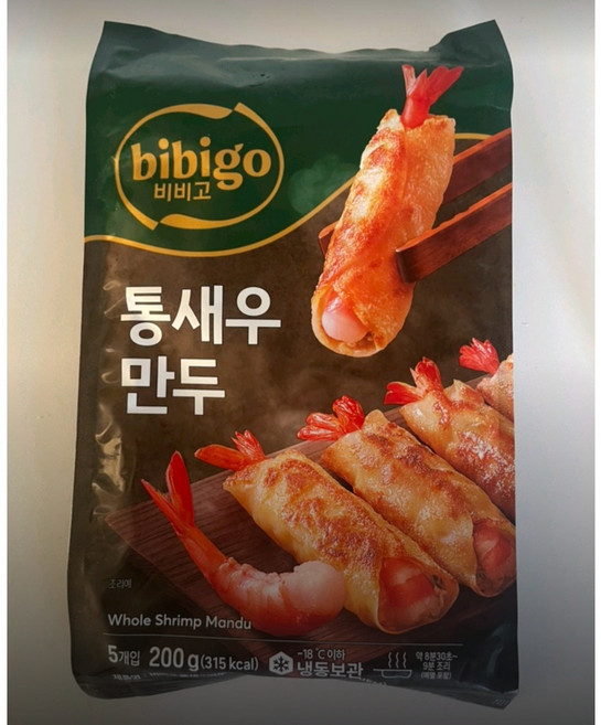 CJ 비비고 통새우만두, 9개, 200g