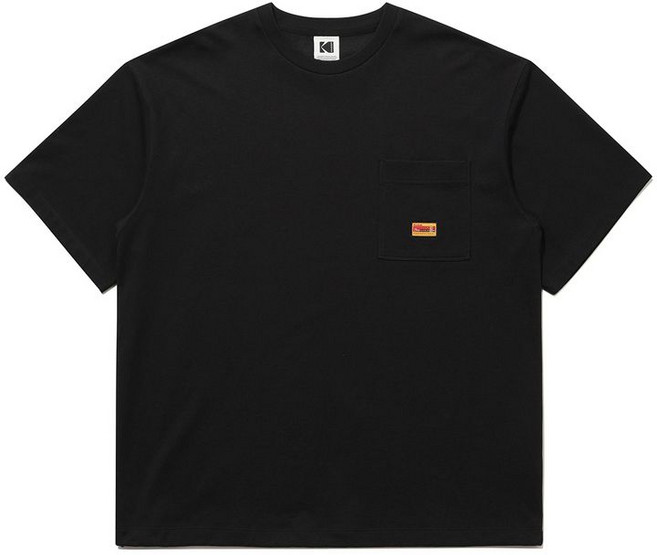 코닥 KODAK 프레쉬 아스킨 포켓 반팔 티셔츠 BLACK 422291