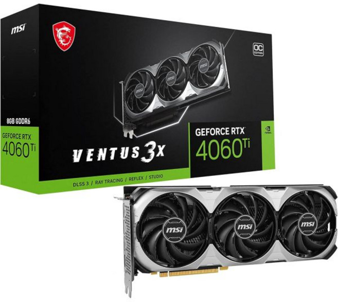 엠에스아이 지포스 RTX 4060 Ti 게이밍 X 8G 그래픽 카드 - GPU 8기가바이트 GDDR6 18기가비트128비트 PCIe 4.0 트윈 프로저 9 2개 토르크 팬 5., 게이밍 그래픽카드 PC 비디오 게임용 MSI 지포스 R