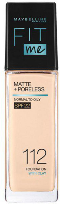 로레알 MAYBELLINE NEW YORK 메이블린 뉴욕 핏미 리퀴드 파운데이션 R112, 단일, 1개
