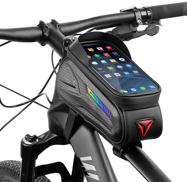 자전거 거치대 가방 터치스크린 휴대폰 가방, EVA하드 쉘, 【새로운 패스너】-G41（6.5인치 스크린）, 1개
