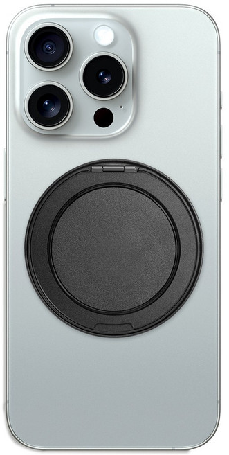 MagSafe 強力磁吸支架 360度旋轉 多角度折疊 8色可選, 黑色, 1個