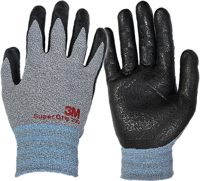 쓰리엠 슈퍼그립 200 양손장갑, 20개, 그레이