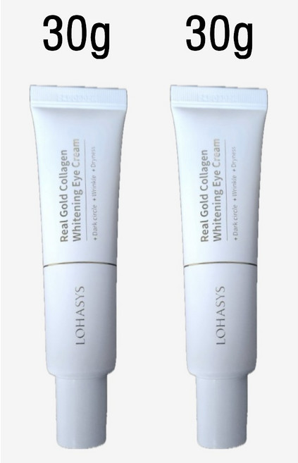 아트박스/로하시스 로하시스 리얼 골드 콜라겐 화이트닝 아이크림 30g, 60g, 3개