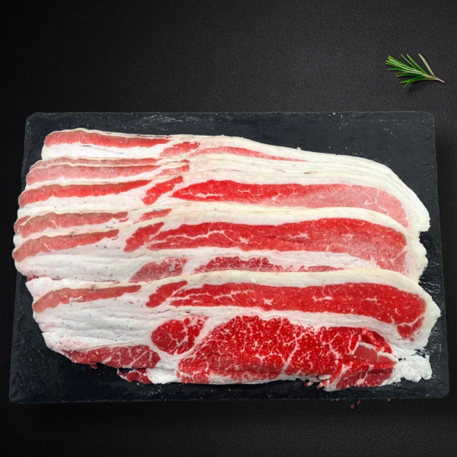 [고기묵제이] 냉동 우삼겹 500g+500g (총1kg) 삼겹양지 구이 덮밥 샤브샤브, 1개, 2kg