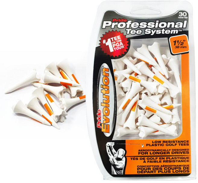 PTS 에볼루션 ABS 골프 숏티 38mm 30개, 혼합색상