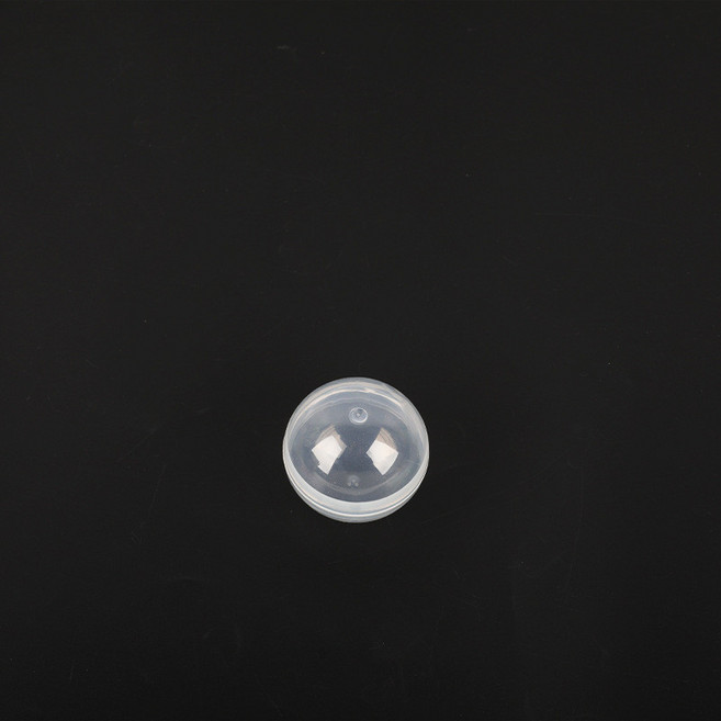 嗨購 圓形扭蛋殼, 1個, 全透明,65MM