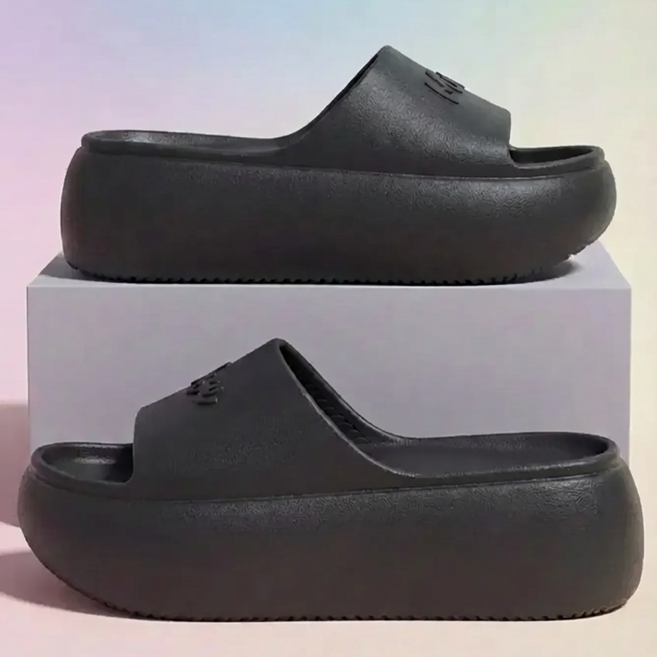 서플라이랩 여성용 6cm 키높이 EVA 폭신 미끄럼방지 초경량 슬리퍼