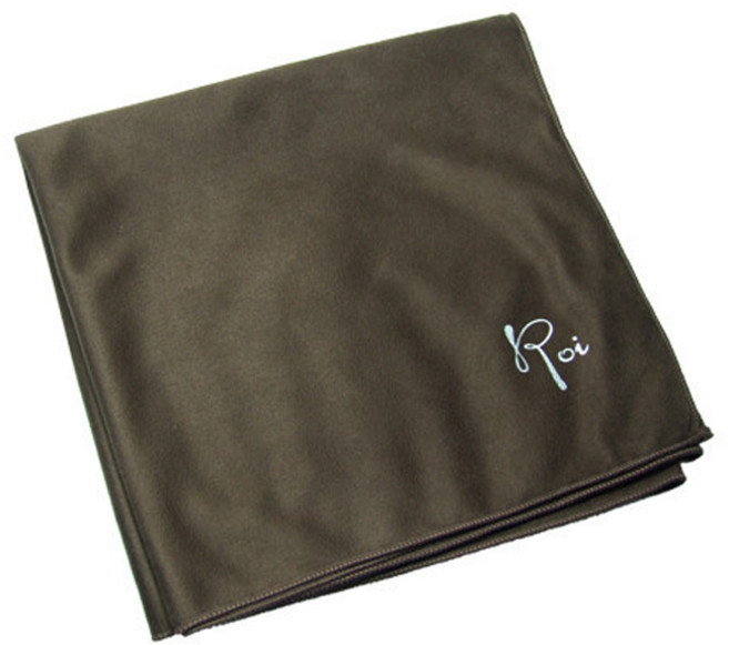 로이 극세사 악기 천클리너 융 40X40-Aron 청소 클리닝 스왑-바이올린-첼로-피아노-플룻-클라리넷-우쿨렐레-기타-색소폰, 갈색(Brown), 1개