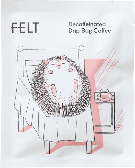 펠트 드립백커피 디카페인, 10g, 6개입, 1개