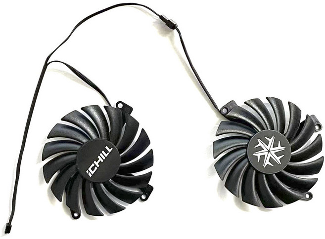 CF-12915S INNO3D TI 3070 ICHILL 그래픽 카드 팬 3080 RTX 3090 X4 냉각 GPU 신제품 iCHILL 3080, 03 2 FAN, 1개