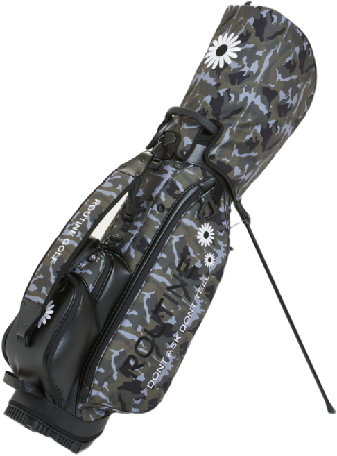 루틴골프 데이지카모 남자 여성 골프백, 화이트