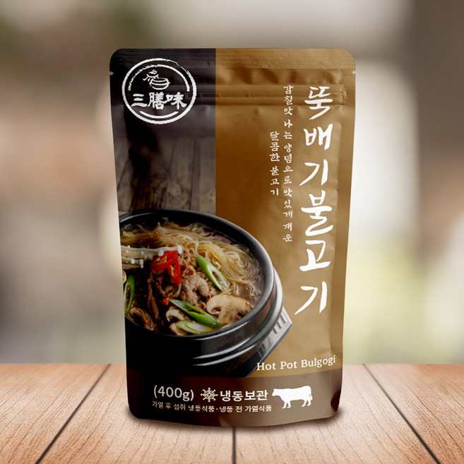 [삼선미] 뚝배기불고기 400g 한우소머리국밥 육개장 뚝배기불고기 설렁탕, 1개