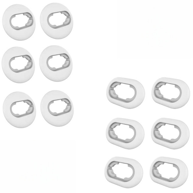 케이엠 갤럭시 버즈 라이브 실리콘 이어캡 윙팁, 소형6개+대형6개