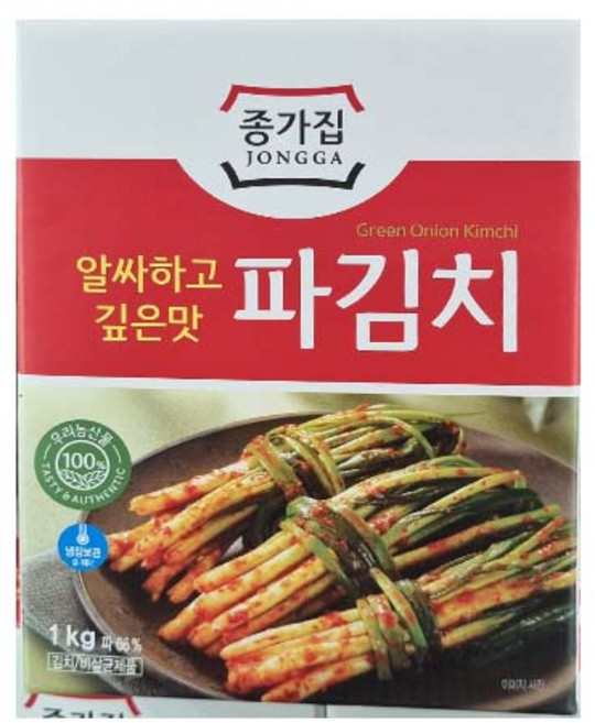 코스트코 종가집 파김치 1KG (아이스박스 아이스팩 포장무료), 1개