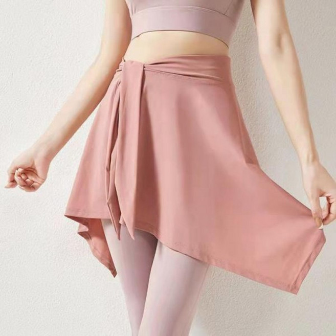 랩스커트 롱 여름 치마 엉덩이 가리개 운동
