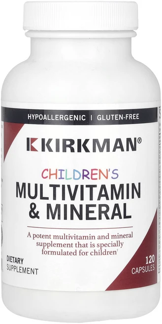 Kirkman Labs 어린이용 멀티 비타민/미네랄 캡슐 120정, KirkmanLabs어린이용멀티비타민미네랄캡슐120정, 1개 - 쿠팡