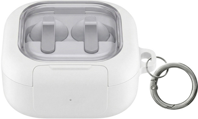 갤럭시 버즈4 / 버즈4프로 케이스 투명 마카롱 범퍼, 1개, 화이트, 갤럭시 버즈4프로 / 버즈4