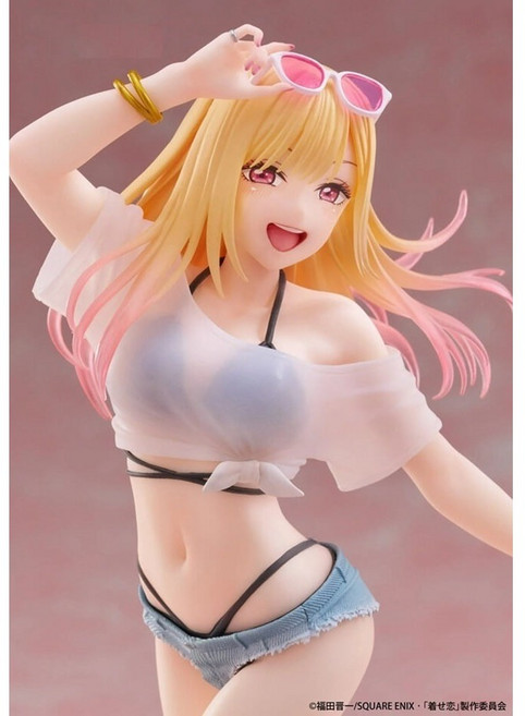 일본내수용 타이토 그 비스크 돌은 사랑을 한다 Desktop Cute 피규어 키타가와 마린 수영복ver., 1개