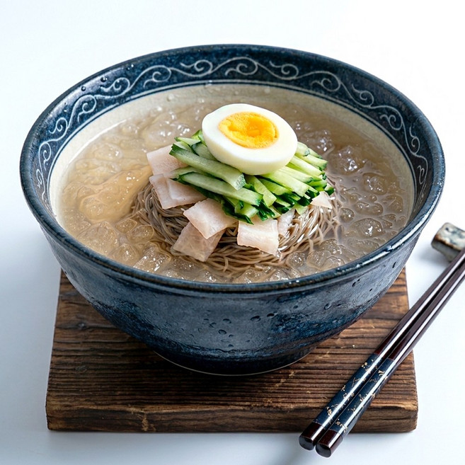살얼음 동동 칡 냉면 사골육수 350g (10개) + 칡냉면 면 200g (10개), 5.5kg, 1개