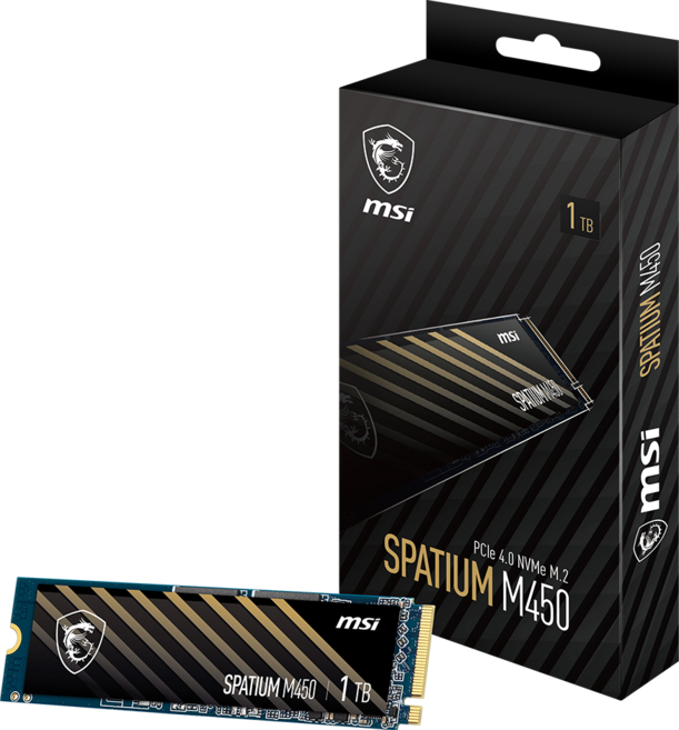 MSI SPATIUM M450 M.2 NVMe (1TB), 1개, 1TB