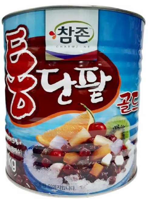 참존 통단팥 골드 빙수팥 빙수재료, 4개, 3kg