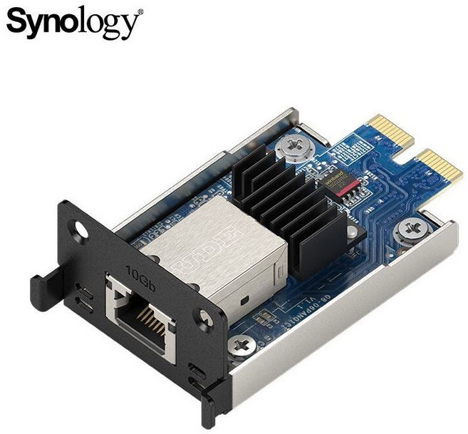 Synology 群暉 E10G22-T1-Mini 10GbE 網路卡 NAS 擴充模組, 1個, 原廠