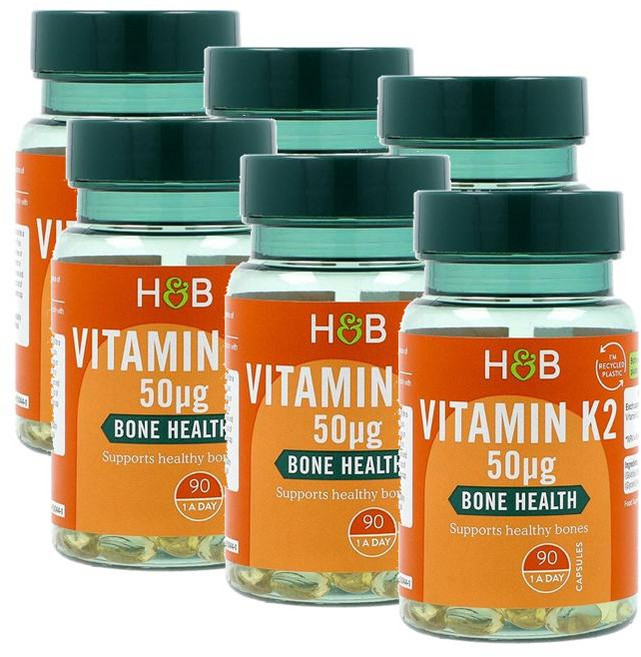홀랜드앤바렛 비타민 K2 75ug 소프트젤 Holland & Barrett Vitamin K2, 6개, 90정