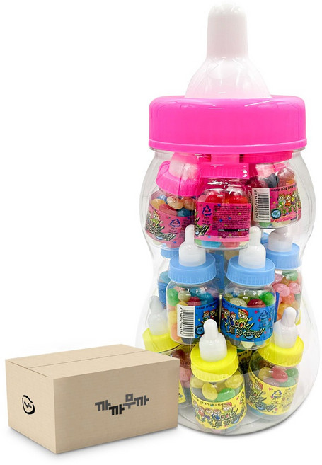 젖병모양 젤리빈스 800g (40gx20개) 알록달록 젤리빈, 6개