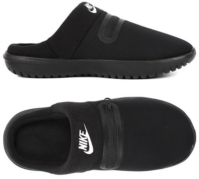 나이키 겨울 슬리퍼 버로 블랙 +AT 신발주머니