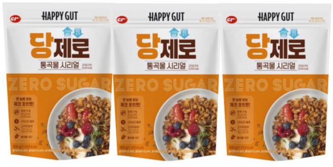 씨알로 당제로 통곡물 시리얼, 300g, 3개
