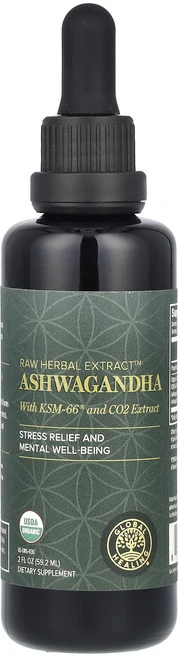 몸관리하세요 겨울입니다 Global Healing 무가공 허브 추출물 아슈와간다 59.2ml(2fl oz) 특별관리진행, GlobalHealing무가공허브추출물아슈와간다592m, 1개, 59.2ml - 쿠팡