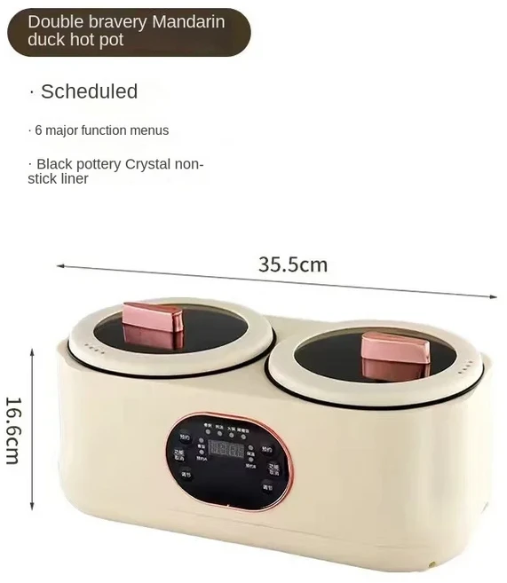 이중 담낭 밥솥 다기능 지능형 전기 밥솥 가정용 완전 자동 지능형 단열, 01 하얀색