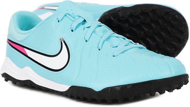 나이키 주니어 축구화 풋살화 티엠포 레전드 10 Academy TF 인조잔디용 블루-화이트 로고