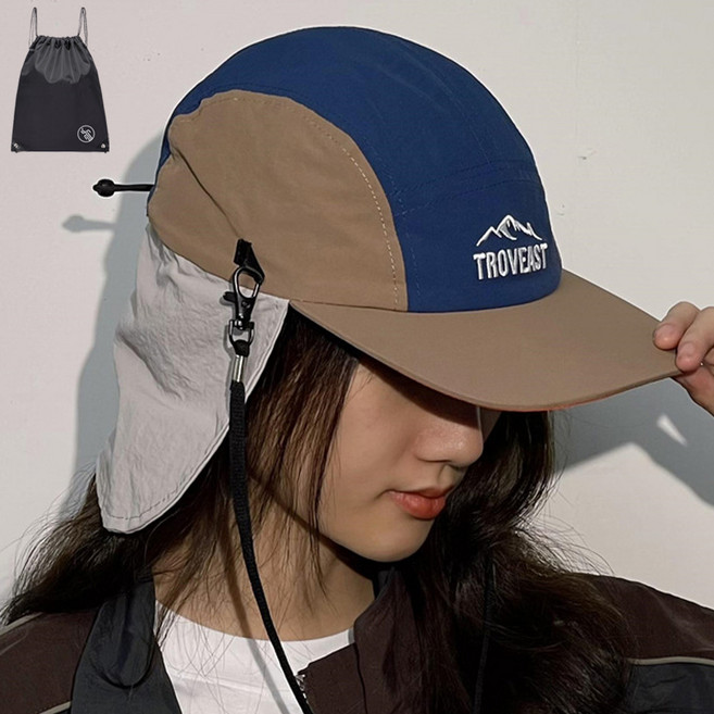 BALLEAURA 캠프쉴드캡 자외선차단모자 아웃도어모자 등산모자 낚시모자 (PGN짐쌕가방 지급)