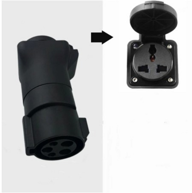 전기차 충전변환젠더 5핀 to AC어댑터, 220v, 1개